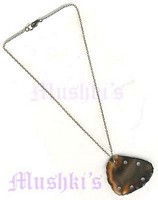 Plate agate necklace - click here for large view
