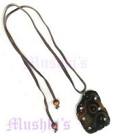 Plate agate necklace - click here for large view