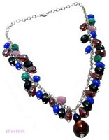 Beaded necklace - click here for large view