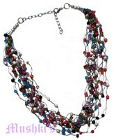 Beaded necklace - click here for large view