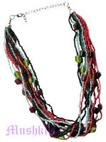 Beaded necklace - click here for large view