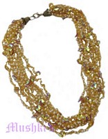 Beaded necklace - click here for large view