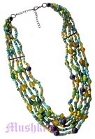 Beaded necklace - click here for large view