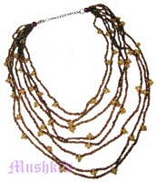 Beaded necklace - click here for large view