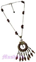 Beaded necklace - click here for large view