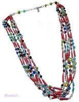 Beaded necklace - click here for large view