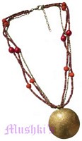 Beaded necklace - click here for large view