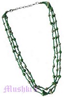 Beaded necklace - click here for large view