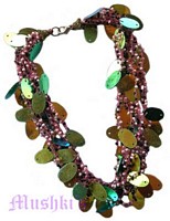 Beaded necklace - click here for large view