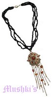 Beaded necklace - click here for large view