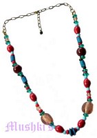 Beaded necklace - click here for large view