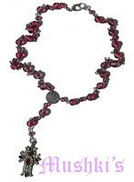 Rosary necklace - click here for large view
