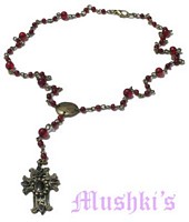 Rosary necklace - click here for large view
