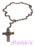 Rosary necklace - click here for large view