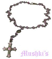 Rosary necklace - click here for large view