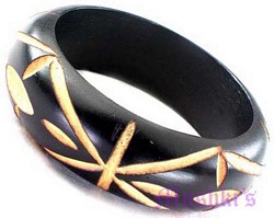 wooden bangle - click here for large view