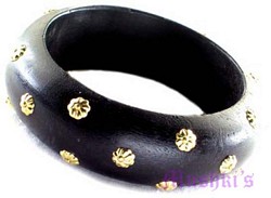 wooden bangle - click here for large view