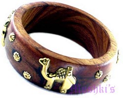 wooden bangle - click here for large view