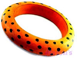 wooden bangle - click here for large view