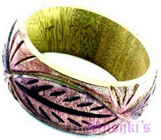 wooden bangle - click here for large view