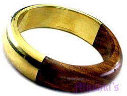 wooden bangle - click here for large view