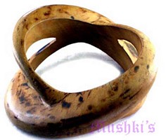wooden bangle - click here for large view
