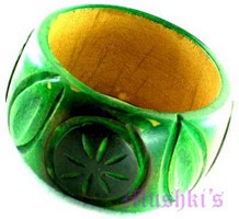 wooden bangle - click here for large view