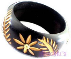 wooden bangle - click here for large view