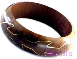 wooden bangle - click here for large view