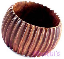 wooden bangle - click here for large view
