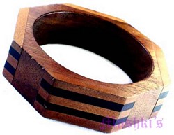 wooden bangle - click here for large view