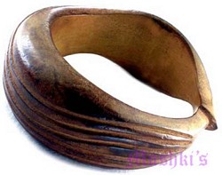 wooden bangle - click here for large view