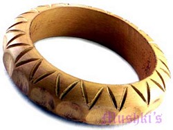 wooden bangle - click here for large view