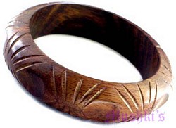 wooden bangle - click here for large view