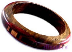 wooden bangle - click here for large view