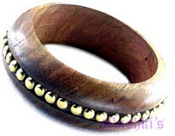 wooden bangle - click here for large view