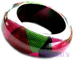 wooden bangle - click here for large view