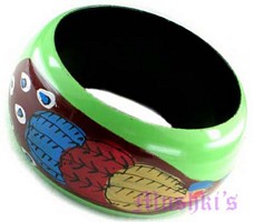 wooden bangle - click here for large view