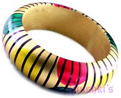 wooden bangle - click here for large view