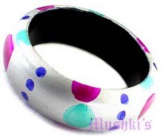 wooden bangle - click here for large view