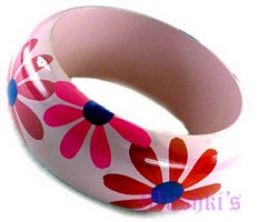 wooden bangle - click here for large view