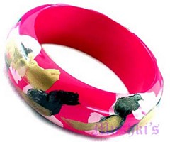 wooden bangle - click here for large view