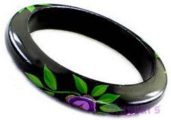 wooden bangle - click here for large view