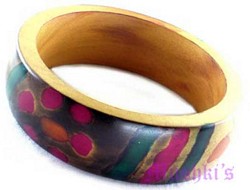wooden bangle - click here for large view