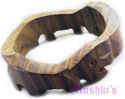 wooden bangle - click here for large view