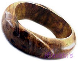 wooden bangle - click here for large view