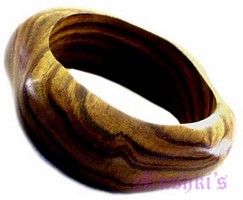 wooden bangle - click here for large view