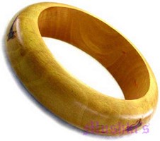 wooden bangle - click here for large view