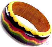 wooden bangle - click here for large view
