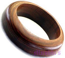 wooden bangle - click here for large view